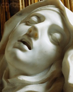 Detail of the  by Gian Lorenzo Bernini