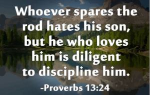 Whoever spares the rod quote