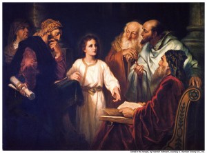 Jesus in the temple