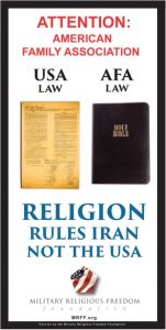 MRFF - AFA Religion rules Iran