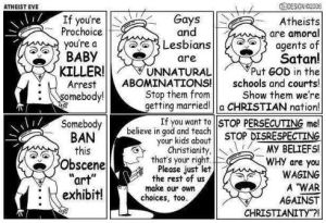 Christian Persecution Complex - Atheist Eve