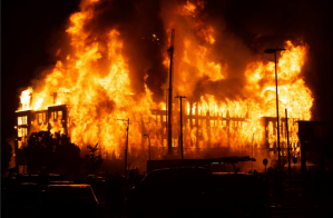 Minneapolis burning